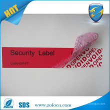 low price warranty void stickers/warranty void if removed label/tamper evident void labels